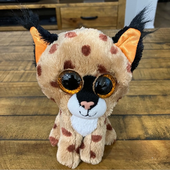 3/$18 - Ty Beanie Boos | Buckwheat the Lynx Cat stuffed animal - Picture 1 of 8